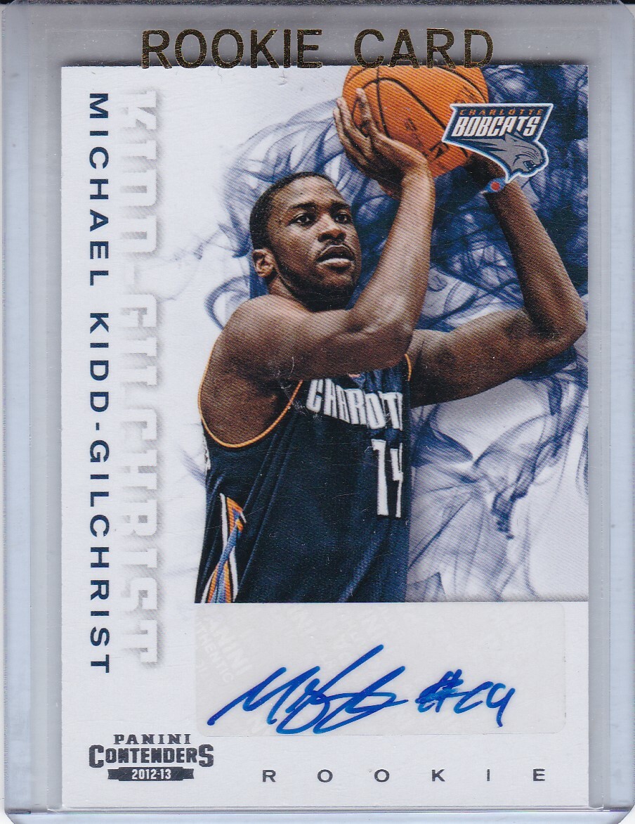 2012-13 PANINI CONTENDERS MICHAEL KIDD-GILCHRIST ROOKIE AUTO RC #202 NEW KNICKS