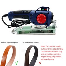Portable Adjustable Temp Edge Banding Machine Wood PVC Manual Edge Bander 220Vmg