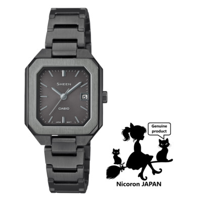 CASIO SHEEN Women's Watch SHS-4528BJ-8AJF Solar Sapphire Model Kawaii cute JAPAN