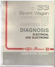 ALFA ROMEO 33 SPORT WAGON BOXER 16V 1.7 IE '90 ELECTRICAL FAULT DIAGNOSIS MANUAL