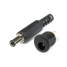 5.5 X 2.1mm DC Power Plug Jack Plug Socket Kit DIY Adapter Connector Male Female