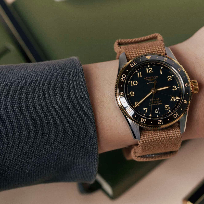 ツンツン Longines Spirit Zulu Time - L3.812.5.53.9 | eBay