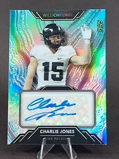 Sparkling Stunner! Wildchrome Silver Charlie "Chuck Sizzle" Jones AUTO #d 19/25 