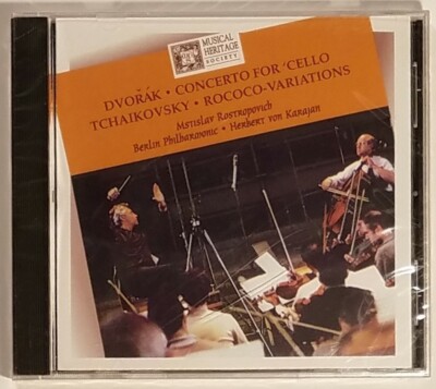 Dvorak:Concerto For Cello & Orchestra, Mstislav Rostropovich (CD 1996) Brand New