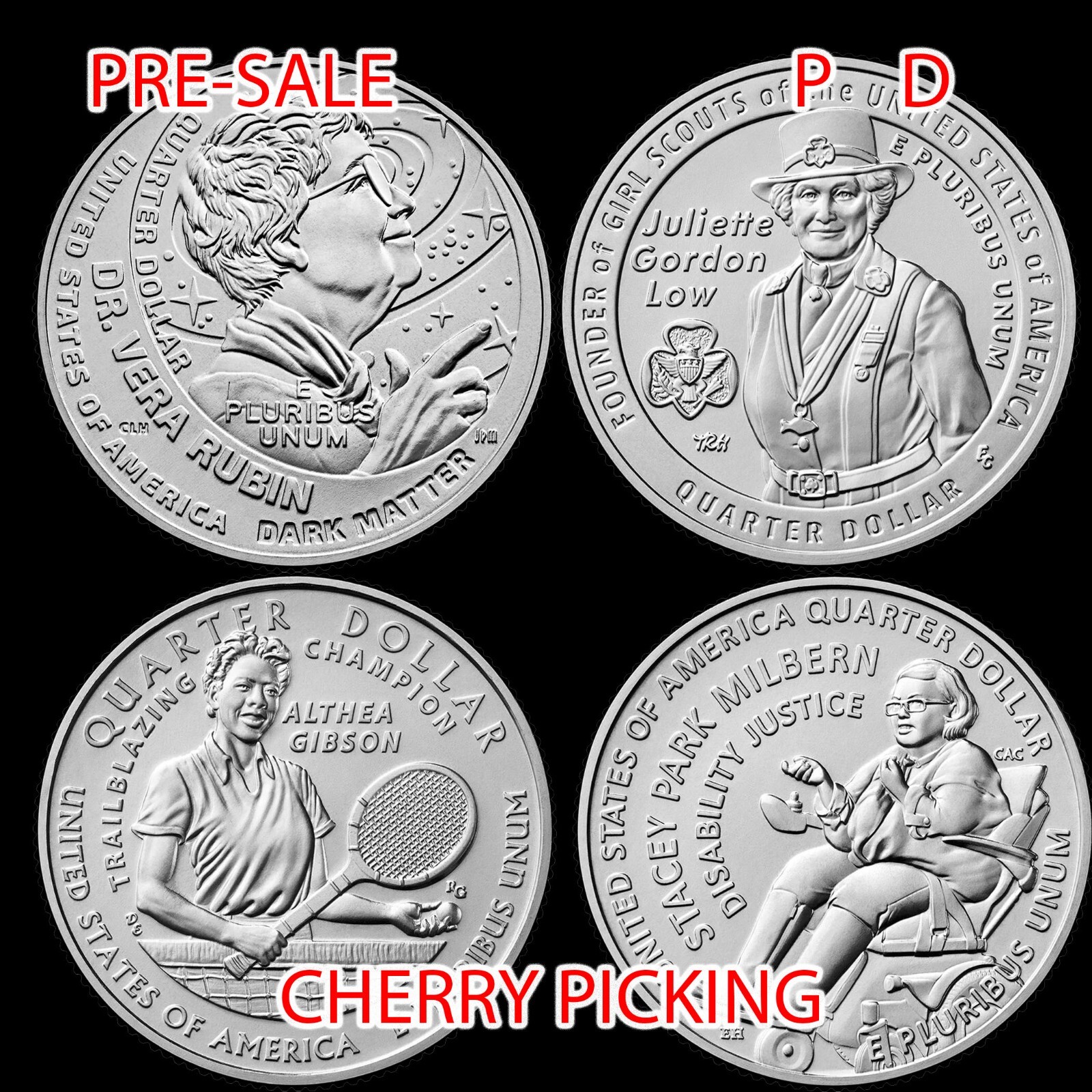 2023 P, D, S American Women Quarters 15 Complete Set US Mint - Foto 13