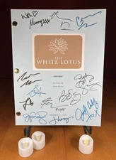 The White Lotus Pilot Script Signed- Autograph Reprints