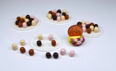 SMILETIGGERS MINIATUREN *~ * Platte mit Mini Schaumkuss Variationen , Handarbeit für das Puppenhaus *~*