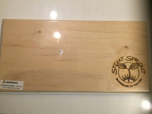 Handmade USA Stout Sprout Wood Name Puzzled Board "AARON" - Picture 2 of 2