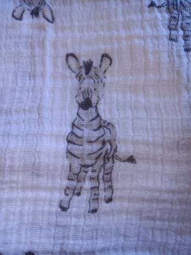 Aden + Anais Muslin Swaddle Safari Blanket Unisex Giraffe EXC 42"x 42" Baby - Picture 3 of 12
