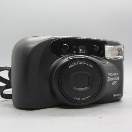 Yashica Zoomate 105 35 mm Film Point and Shoot Kamera schwarz getestet