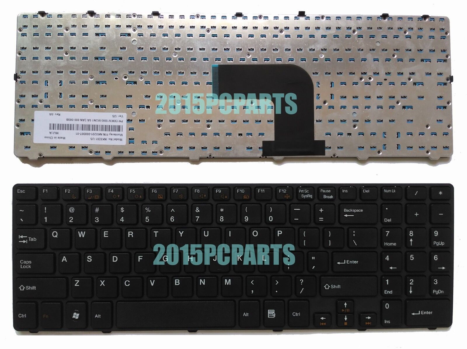 New Original Compal QAL50 QAL51 Keyboard NK8201 US