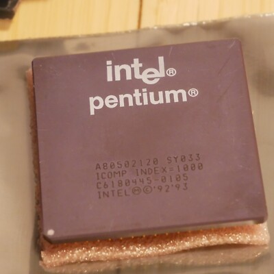Intel A80502120 Pentium120 120MHz Socket7 CPU Processor Tested & Working 01