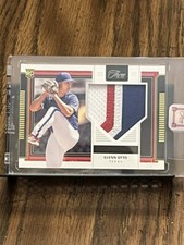 GLENN OTTO 2022 PANINI TWO AND THREE ROOKIE JUMBO PATCH RANGERS JERSEY RELIC /35