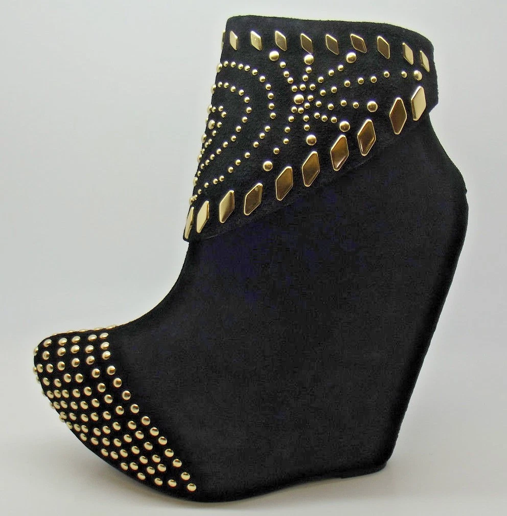 Studded wedge best sale booties