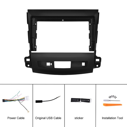 DAB+ CarPlay 32G 9" Android Autoradio Für Mitsubishi Outlander 2 GPS Navi RDS FM - Bild 10 von 13