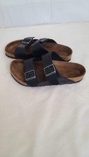Birkenstock Unisex Arizona Soft Footbed Leather Sandals Size See photo