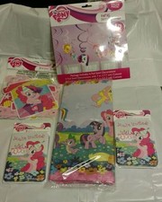 My-Little-Pony- Party-Set-Banner-Decorations-Invitations Thank-You-Table cover 