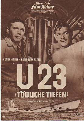 Filmheft - U23 Tödliche Tiefen (Run Silent, Run Deep) 1958 So