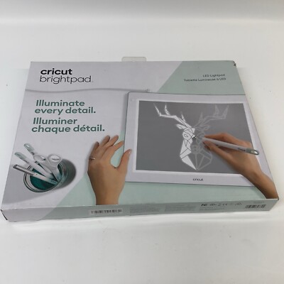 Cricut BrightPad Mint Adjustable Led Light 9 X 11.5 for Weeding Tracing *NO CORD