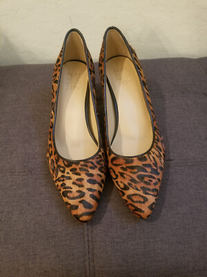 Women's Naturalizer Beverly 2 Animal Print Heel- SIZE 7.5