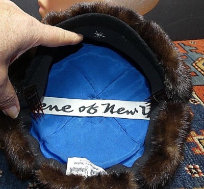 Irene of New York mink fur pill box hat vintage Vintage Women main image 4