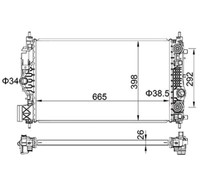 Hart KüHler WasserküHler Passend FüR Opel Zafira Tourer C Cascada P12 W13 G09