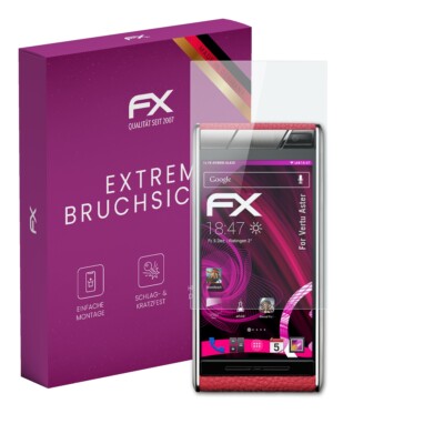 atFoliX Glasfolie für Vertu Aster Displayfolie 9H Schutzpanzer