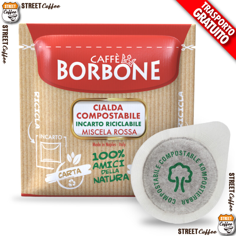Caffè Borbone Napoli Cialde ESE 44mm, Miscela Decisa, 200 Cialde Compostabili, Intensità 9/10 - Foto 7
