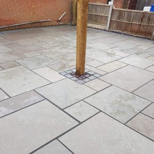 Dove Grey Limestone Mix Sizes Paving Slabs - Nationwide Delivery - Picture 7 of 14