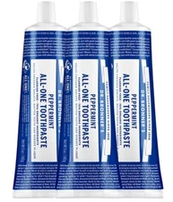 Dr. Bronner’s Toothpaste Peppermint 5 ounce ( 3 Pack )