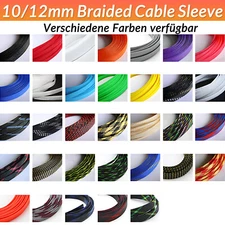 Expandable Braided Cable Sleeve Protector Power Cord Wire Cover Sheath Mesh Tube