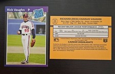 RICKY VAUGHN MAJOR LEAGUE 1989 INSPIRED CUSTOM ART CARD!