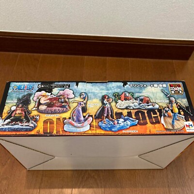 Figurine Gashapon One Piece LogBox figure Portgas Ace Luffy MarineFord Megahouse