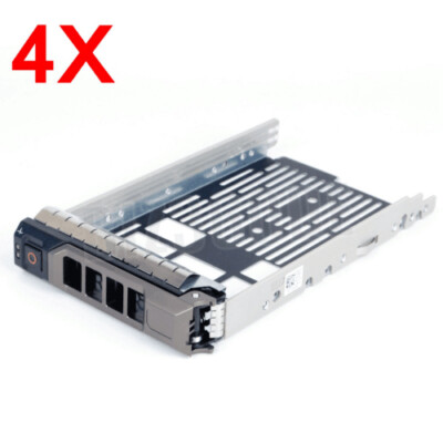 4Pcs 3.5'' Hot plug HDD Festplatten Rahmen Für Dell PowerEdge R730 R630 R530 R710
