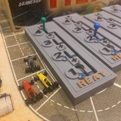 3D Brettspiele Heat Pedal to the Metal 3D Druck Schaltgetriebe Zubehör