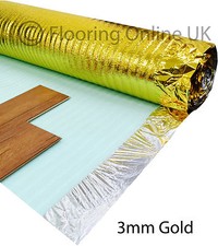 Wood / Laminate Flooring Underlay - Sonic Gold - Acoustic - Silver - XPS, Vapour