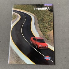 Nissan Primera P10 1990-1996 Dealership Old Stock Brochure Magazine Option Parts