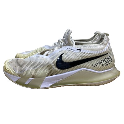 Nike React Vapor NXT HC White Black Beige Men's Sz 8.5 Tennis Shoes CV0724-101