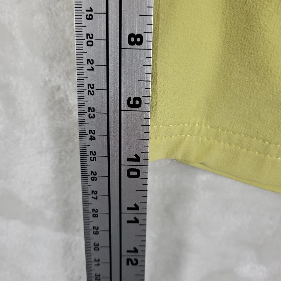 Race Face Cycling Shorts Youth Size Large Yellow Sendy Biking Zipper Pockets - Image 4 of 4