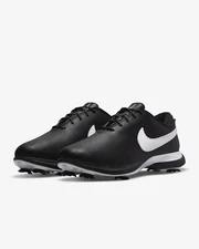 Nike Air Zoom Victory Tour 2 Golf Cleat Shoe Sz 7.5 DJ6569-001 Black White