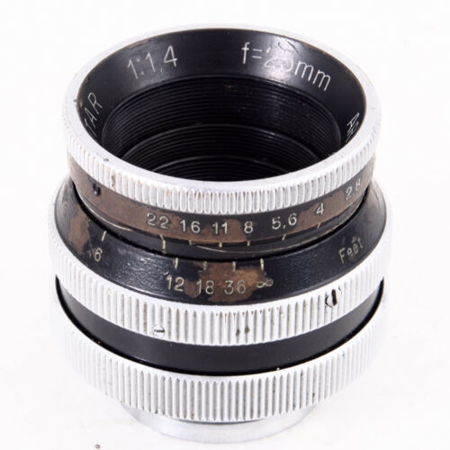 Poor Condition Kern-Paillard Switar Ar C 25Mm F1.4 Mount Poor Condition Kern-Paillard Switar Ar C 25Mm F1.4 Mount