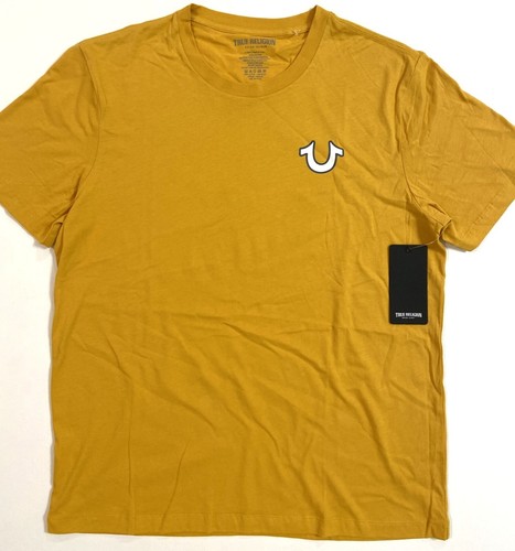 Authentisches True Religion Herren T-Shirt Buddha Logo Siegel Rundhalsausschnitt Baumwolle Gr. L $ 59 - Bild 4 von 5