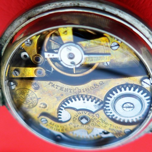 F.-E. ROSKOPF HERREN TASCHENUHR, spez. Roskopf-Technik-gute Funktion-ca. 1905 - Bild 5 von 7