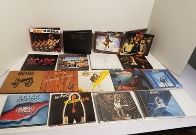 AC/DC: High Voltage, Powerage, Highway to Hell, Back in Black, Etc CDs Lot of 17