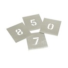 Stencils Set of Zinc Stencils - Figures 2.1/2in