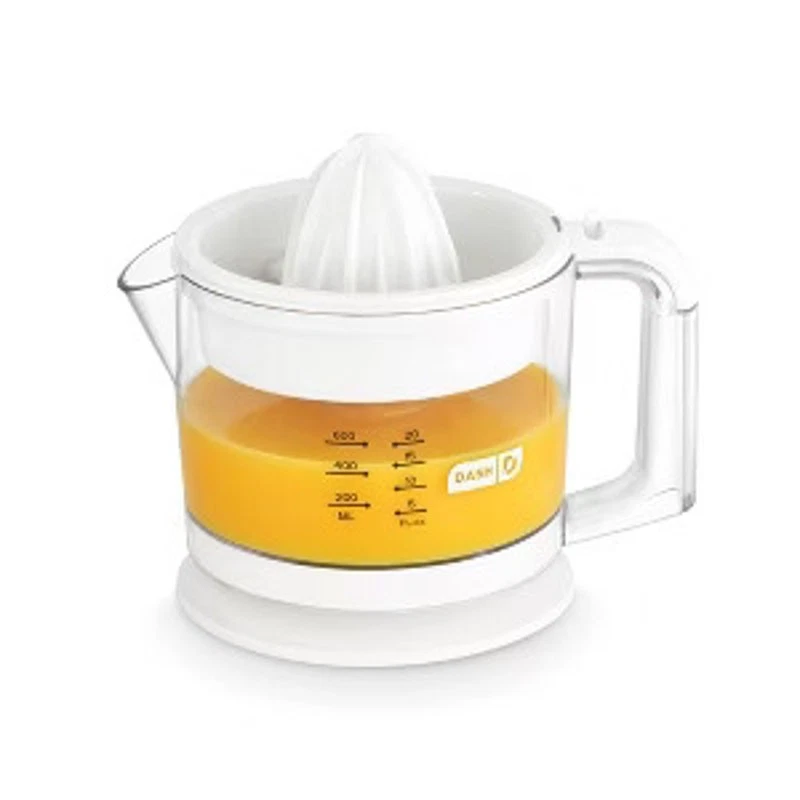 Dash Dual Citrus Juicer White with Pulp Control 20 Fl Oz