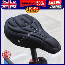 Soft Gel Bike Seat Cover Padded Saddle Cushion Universal Fit UK