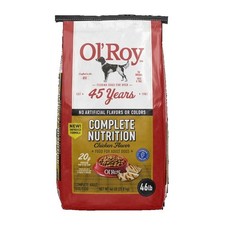 Complete Nutrition Chicken Flavor Dry Dog Food, 46 lb Bag