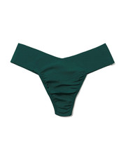 NEW  23 HANKY PANKY BREATHESOFT NATURAL RISE THONG GREAT HEIGHTS GREEN SZ S