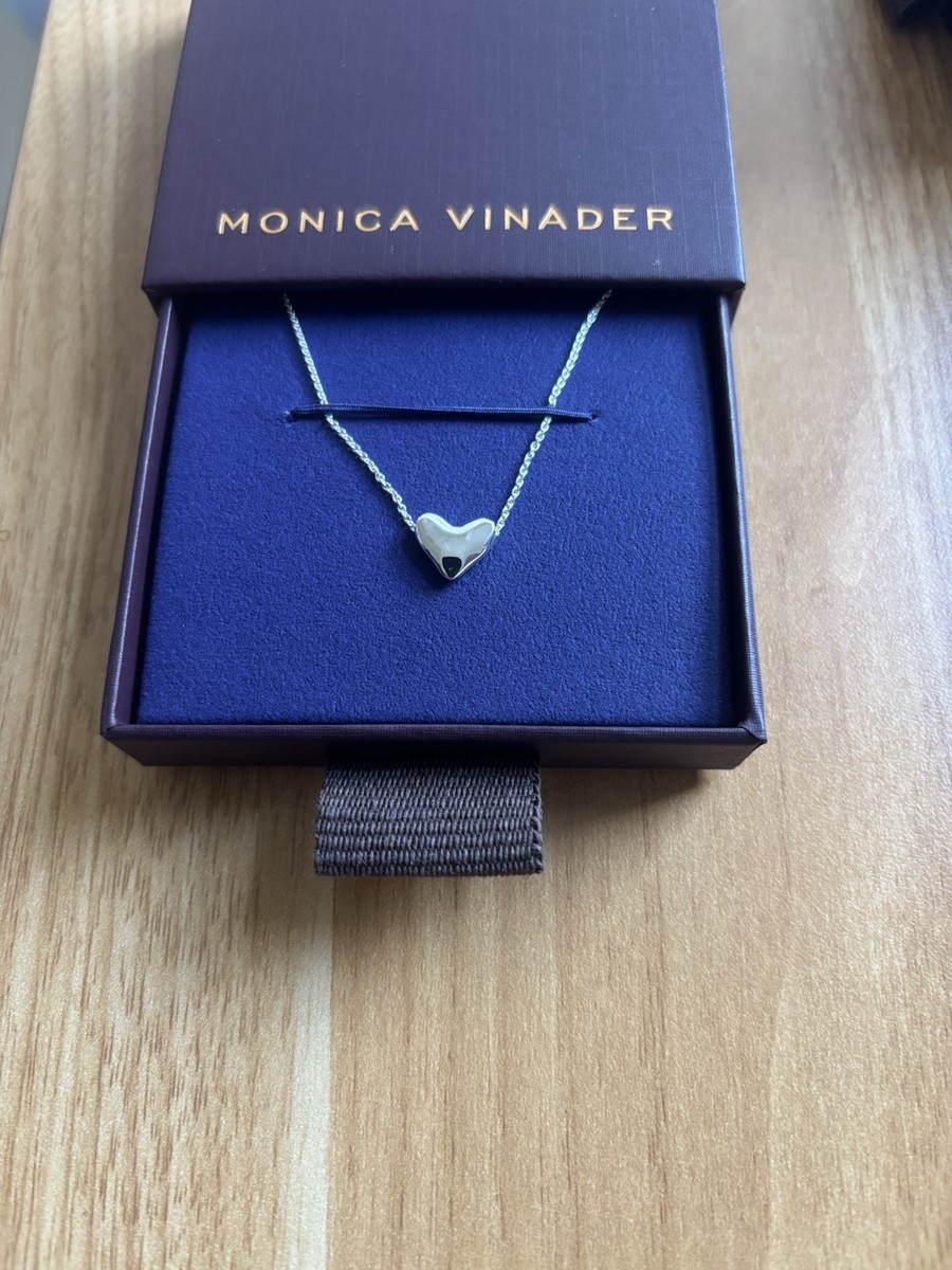 Jewellery Monica Vinader Heart Necklace Heart Necklace Jewellery